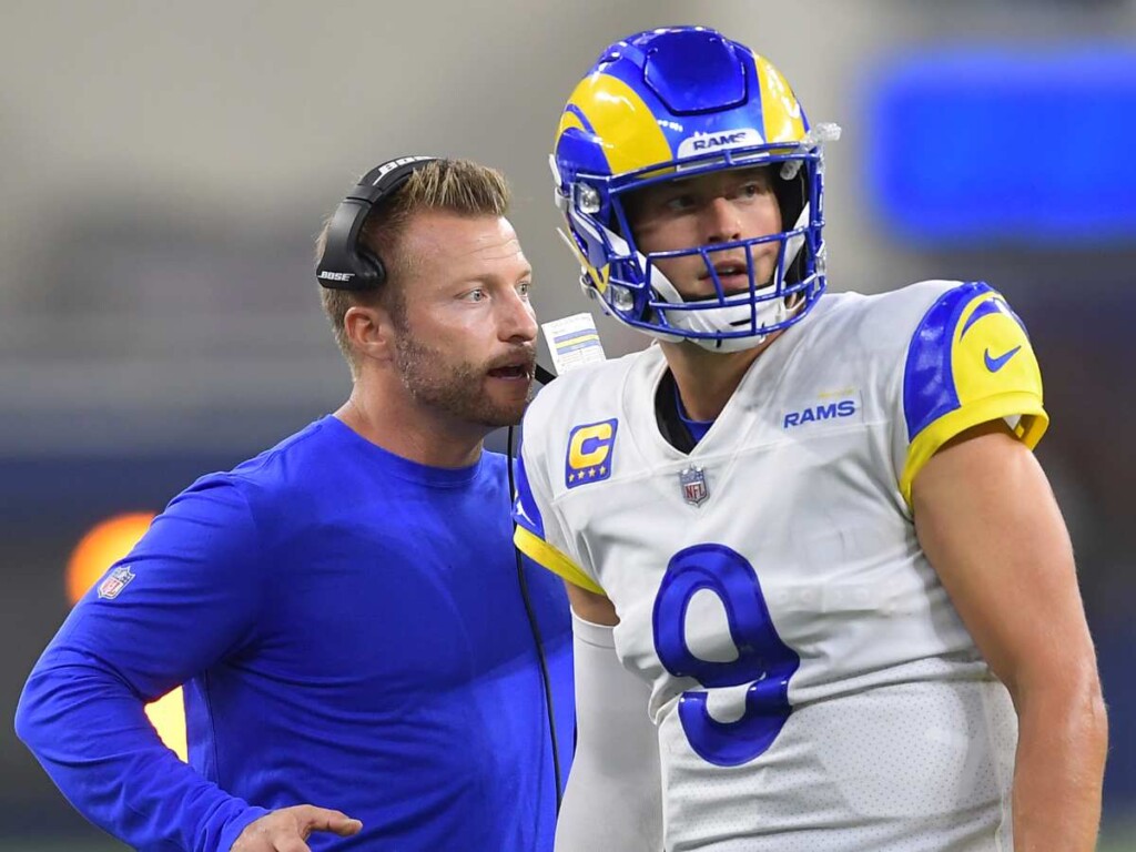 Sean McVay Matt Stafford Rams