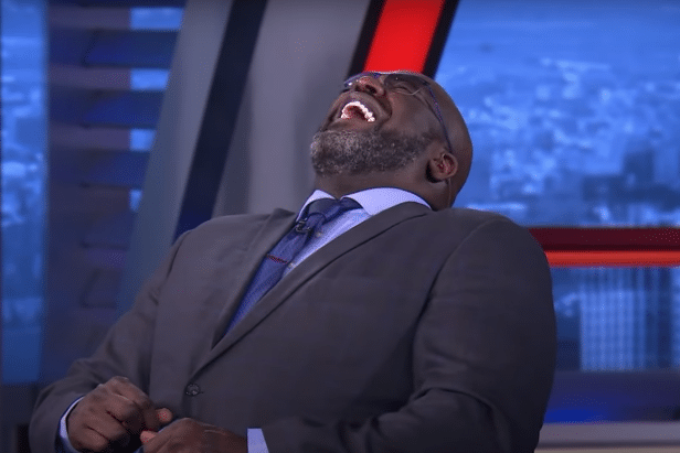 Shaq laughing