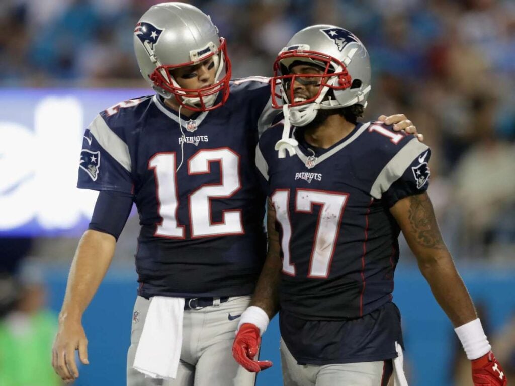 Tom Brady Aaron Dobson Patriots