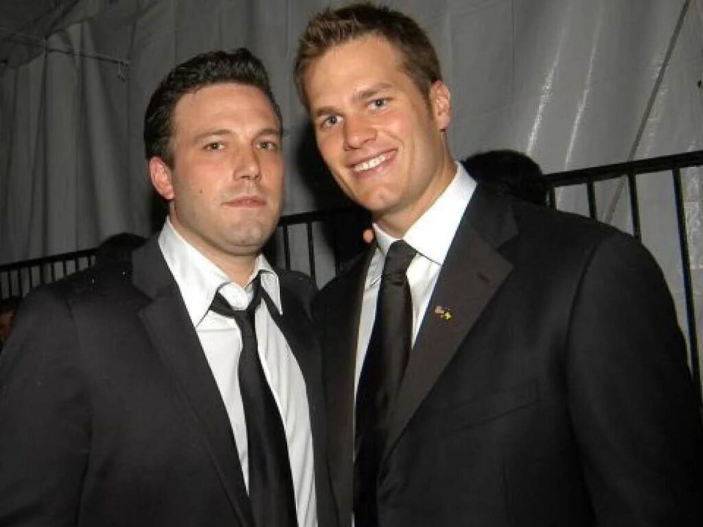 Tom Brady and Ben Affleck Patriots