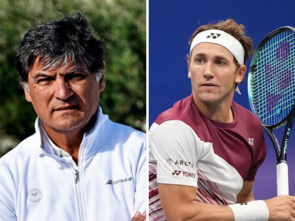 Toni Nadal and Casper Ruud