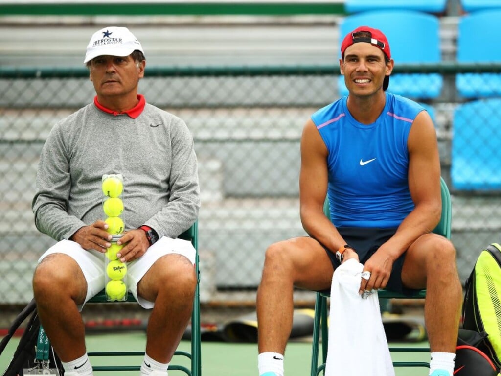 Toni Nadal and Rafael Nadal