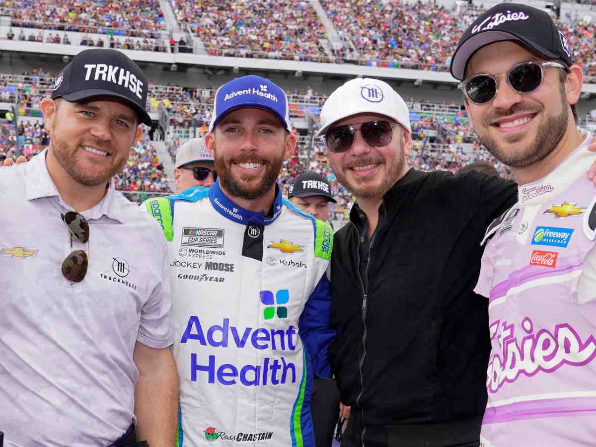 Pop sensation Pitbull to name his upcoming album ‘Trackhouse,’ after his NASCAR team  