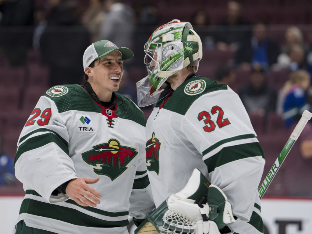 Marc-Andre Fleury and Filip Gustavsson [Image Credit: Hockey Wilderness]