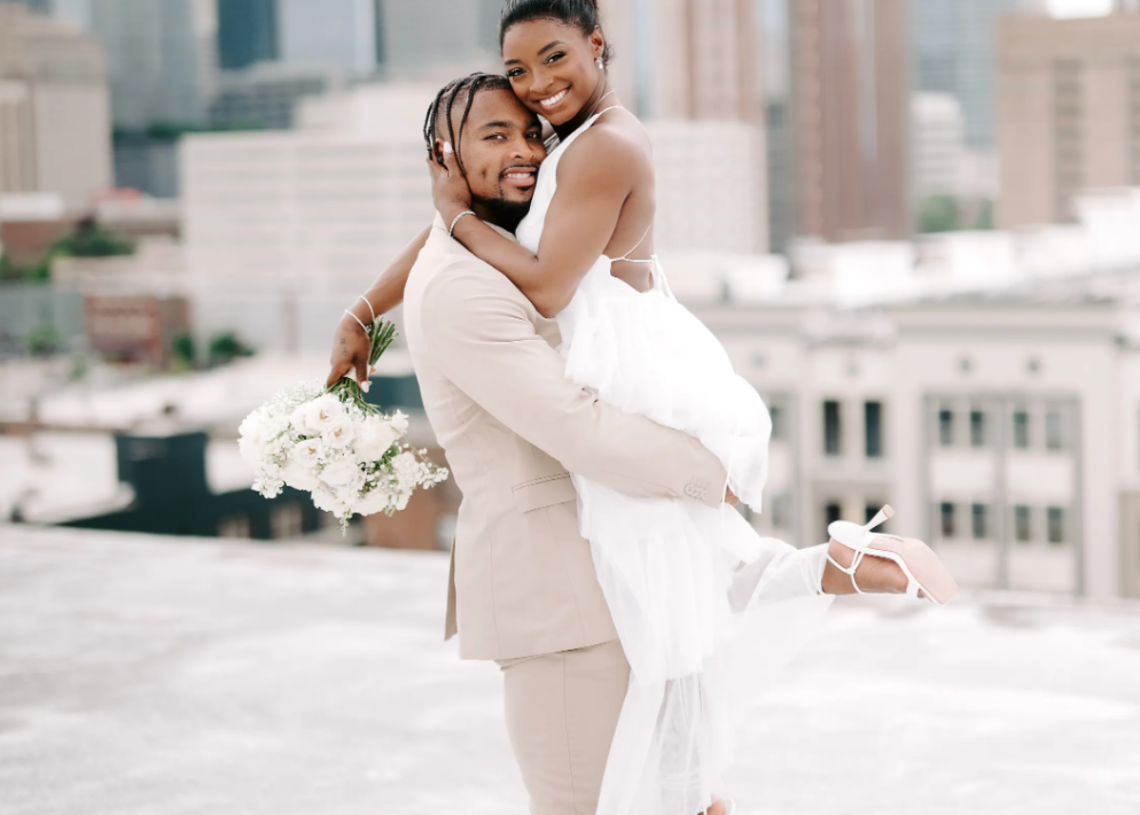 "Mrs. Owens," Simone Biles shows love for fiancee Jonathan Owens with