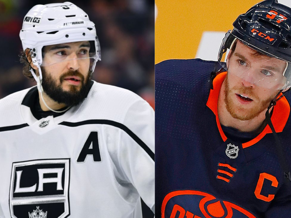 Drew Doughty and Connor McDavid [Image Credit: ABC7/USA Today]