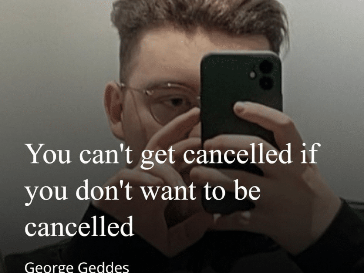 “A pathetic attempt at cancellation,” George Geddes replies to the sexual harassment allegations made against him