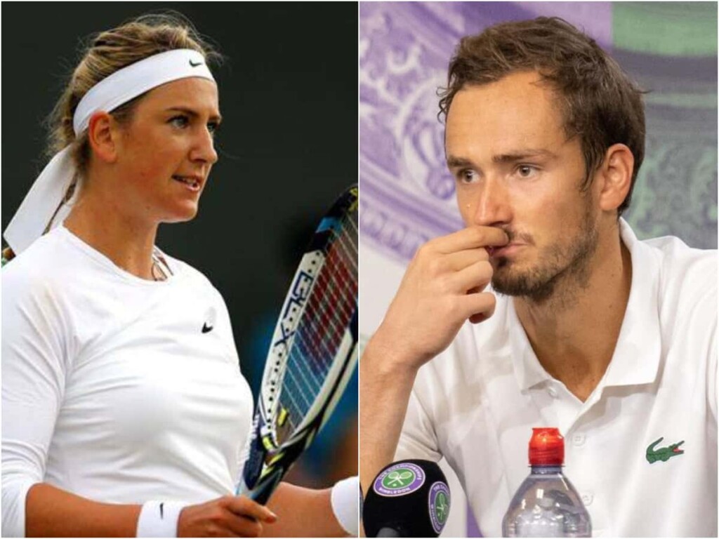 Victoria Azarenka and Daniil Medvedev