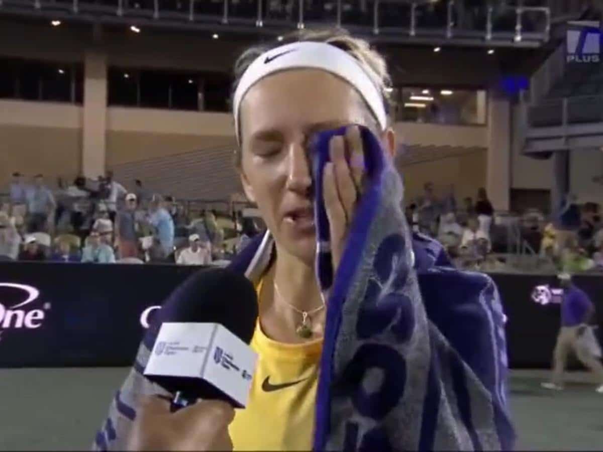 WATCH: Victoria Azarenka shuts down journalist and rejects ‘vintage’ label following her win in Charleston