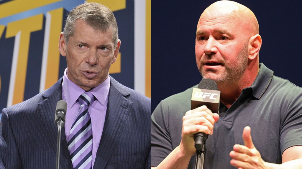 Vince McMahon and Dana White Image Courtesy Sporting news