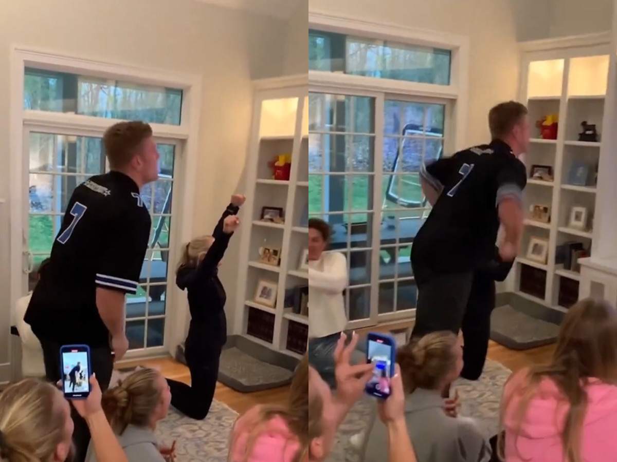 WATCH: Will Levis celebrates with his family by SCREAMING in excitement after ‘finally’ getting drafted by the Titans