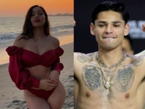 With whom did Ryan Garcia cheat on his pregnant wife