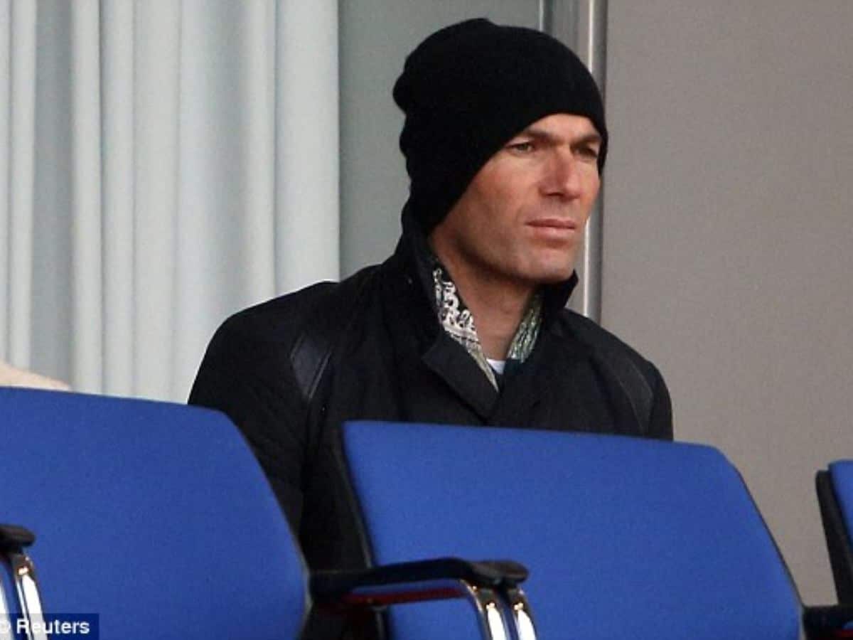 “Always here for us; Start him”- Real Madrid fans become emotional as Zinedine Zidane is spotted at Santiago Bernabeu in UCL tie against Chelsea