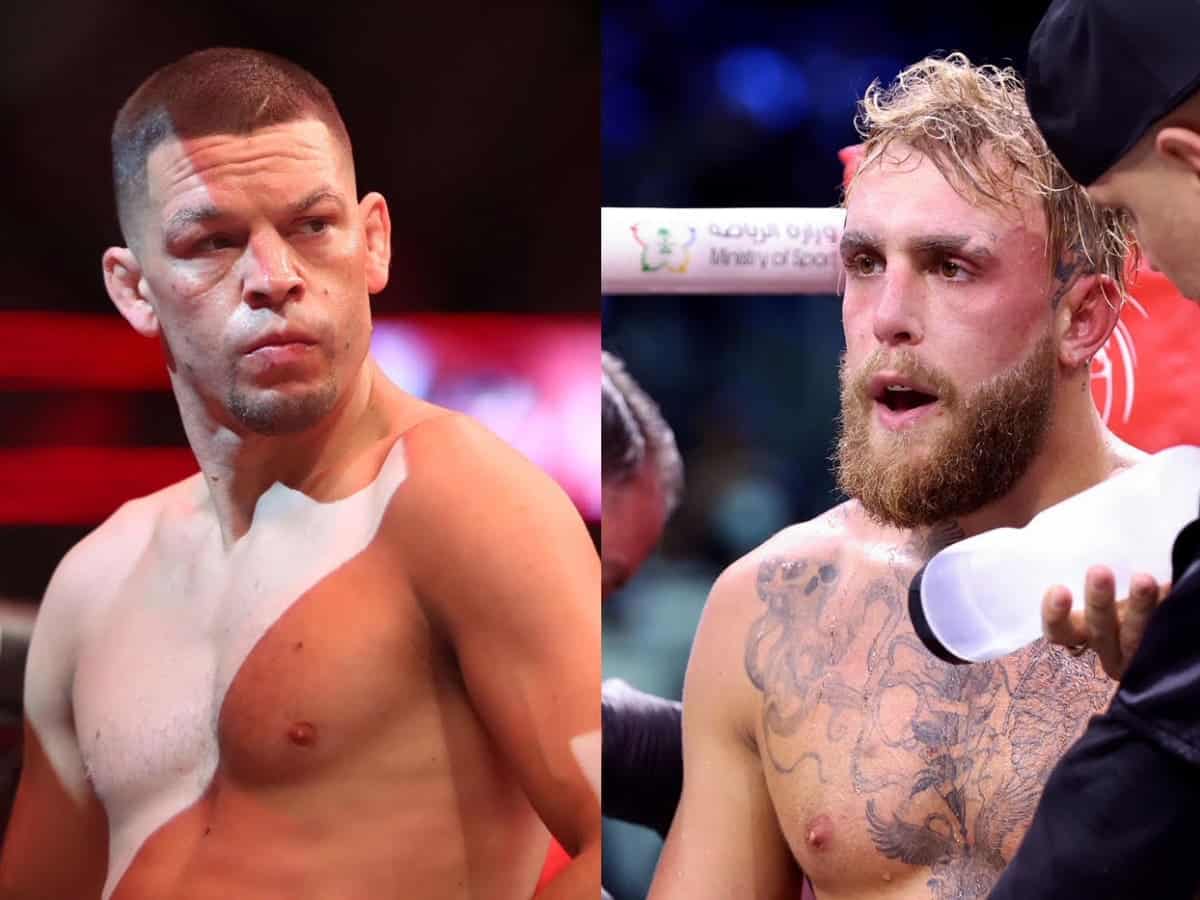 “You and Conor are juiceheads” – Jake Paul confident Nate Diaz’s ‘cannabis corroded’ lungs can’t handle 15 rounds