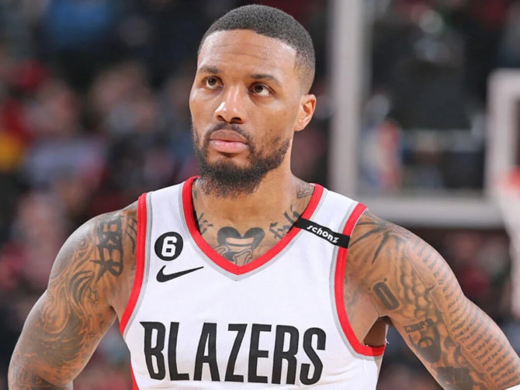 getty Damian Lillard trail blazers