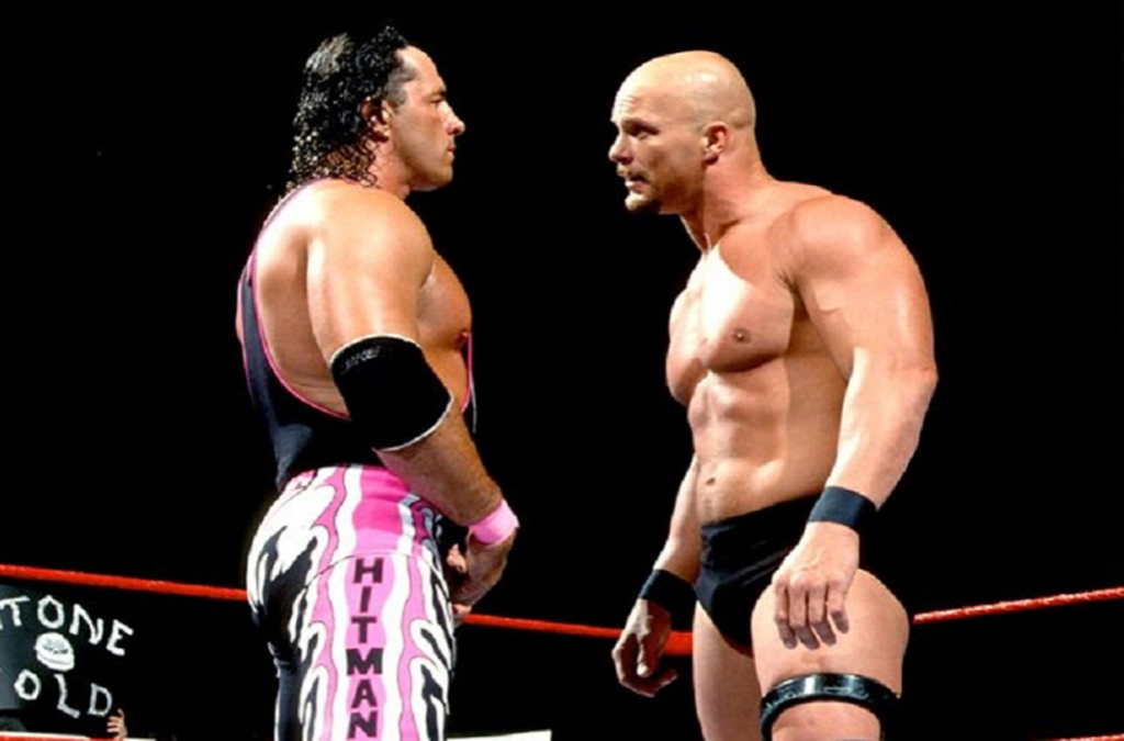 Stone Cold Steve Austin vs Bret Hart at WrestleMania 13