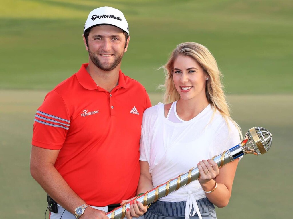 Jon Rahm and Kelley Cahill ( Image via Golf )