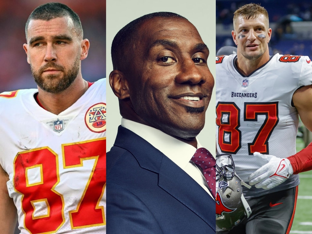 “What about Gronk?” – NFL Twitter ACCUSES Shannon Sharpe of bias after he terms Travis Kelce as the ‘greatest TE’ right in front of him