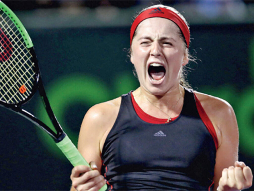 Jelena Ostapenko (Image Credit: The Mumbai Mirror)