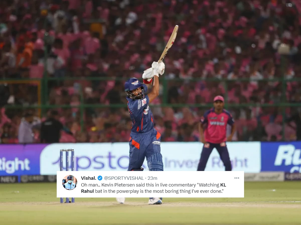 “Watching KL bat is sh**tiest thing…,” Netizens get bored of KL Rahul’s batting, criticize LSG captain for sluggish knock