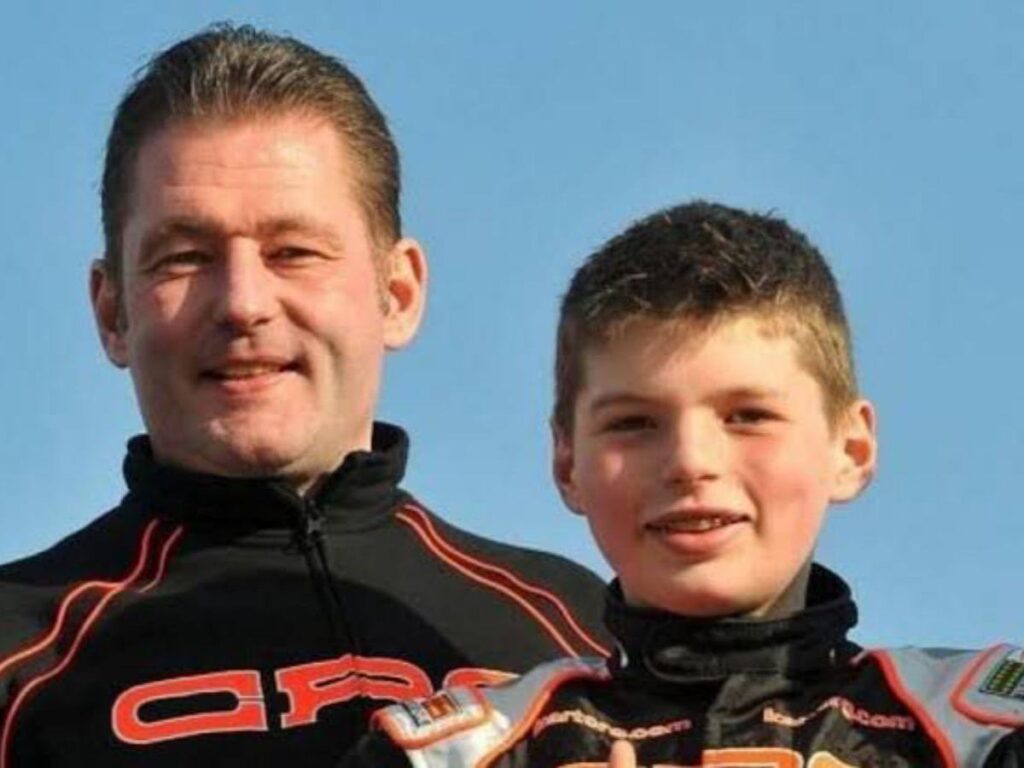 Jos and young Max Verstappen