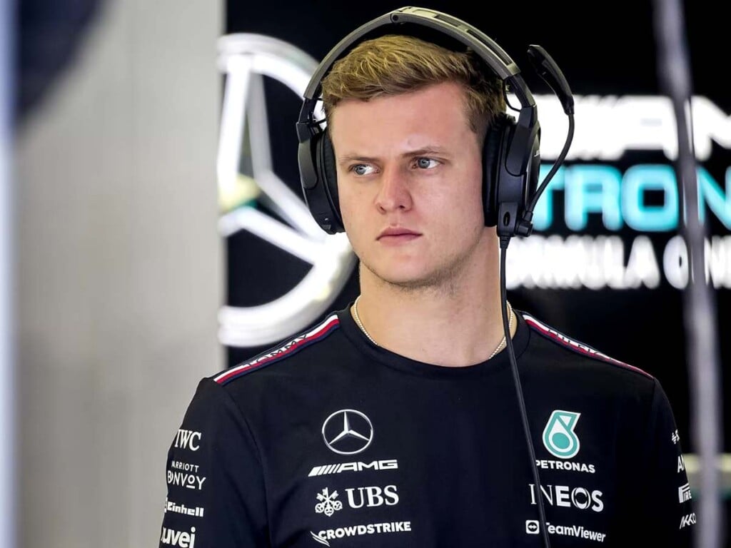 Mercedes' reserve driver Mick Schumacher