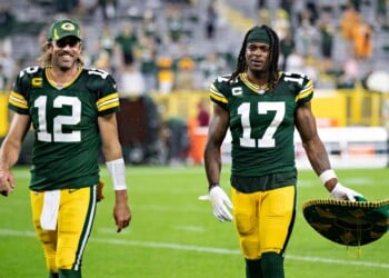 Aaron Rodgers Davante Adams Packers Raiders Jets
