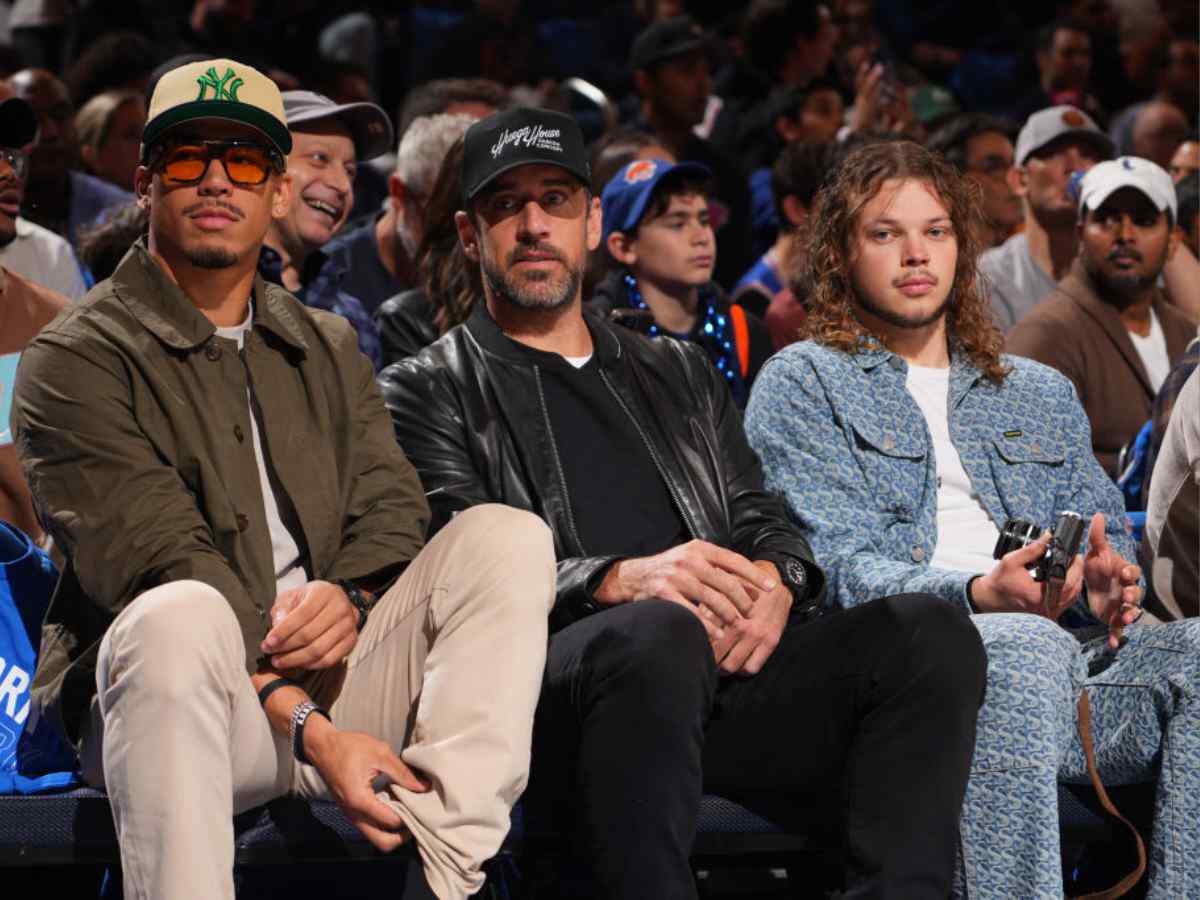 WATCH: “Embracing the New York culture!” Aaron Rodgers graces his presence at the Knicks game only to see them lose to the Heat