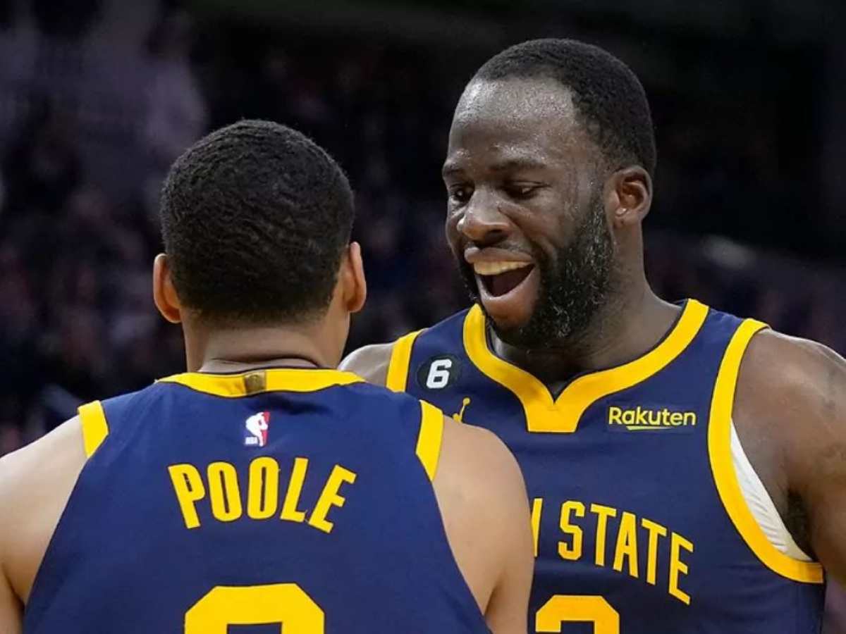 Draymond Green ARGUES Jordan Poole’s failed 3-pt attempt shouldn’t be blamed for Warriors’ Game 1 upset