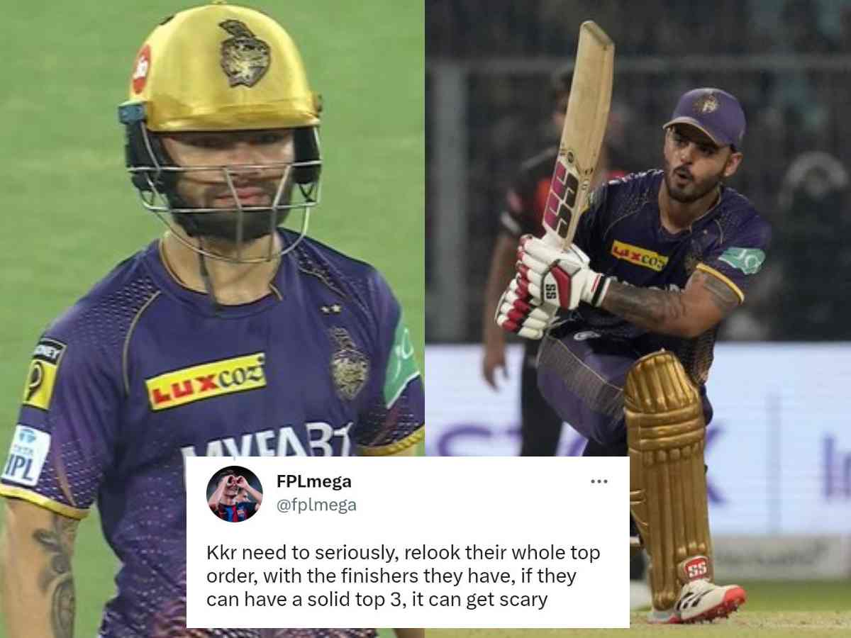 “Not knight’s night”- Netizens react as KKR huff and puff to defendable total against SRH