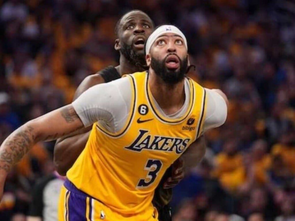 Anthony Davis and Draymond Green (Credits: Cary Edmondson-USA TODAY Sports)