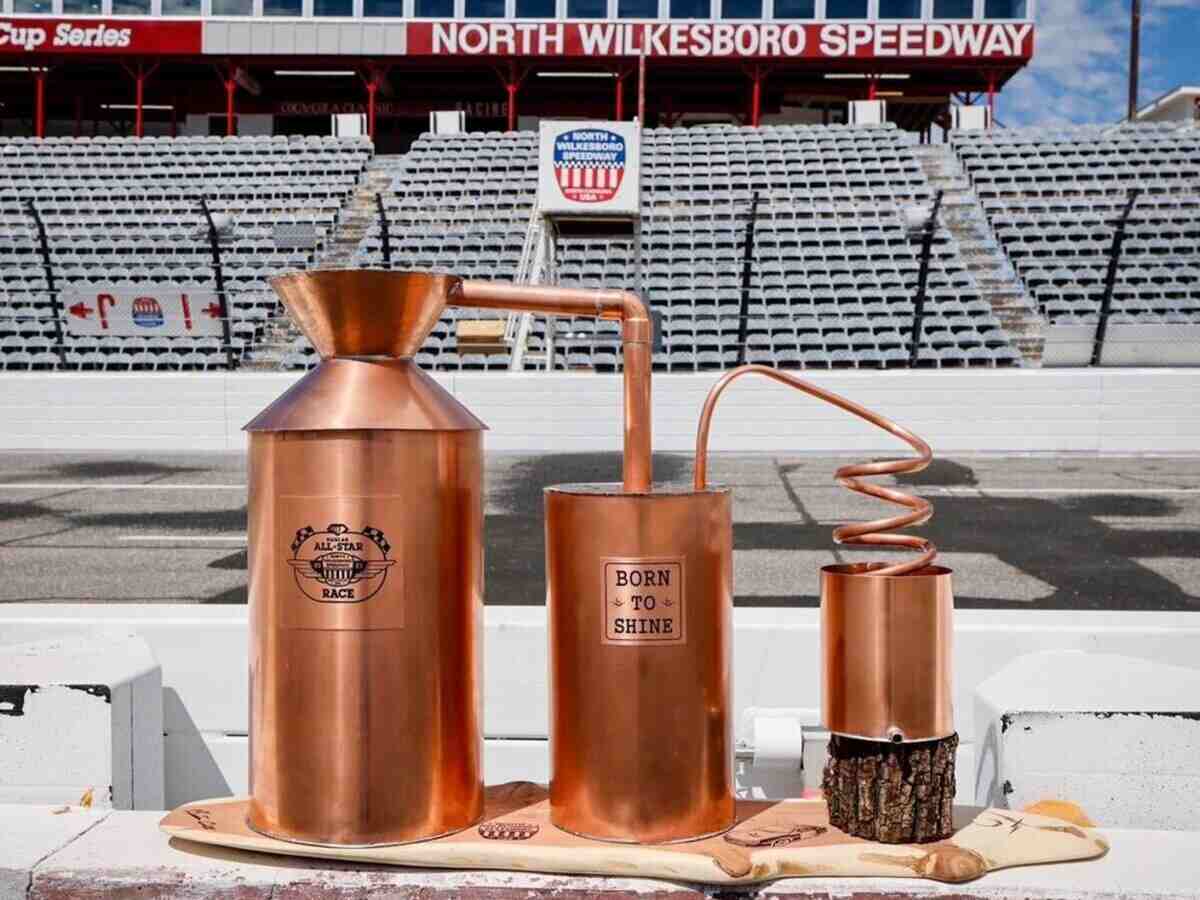 “A joke of a trophy just like the sport has become”- Fans disappointed as NASCAR unveils Moonshine Still themed All-Star Race trophy