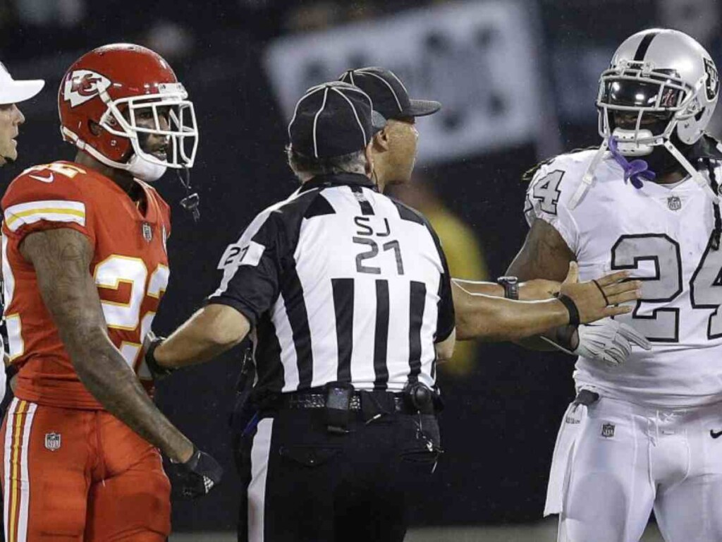 Marshawn Lynch & Marcus Peters 