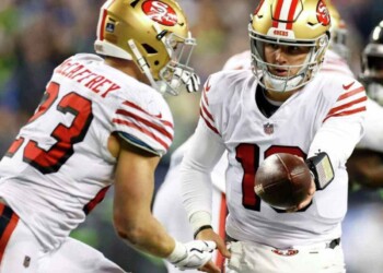 Brock Purdy Christian McCaffrey 49ers