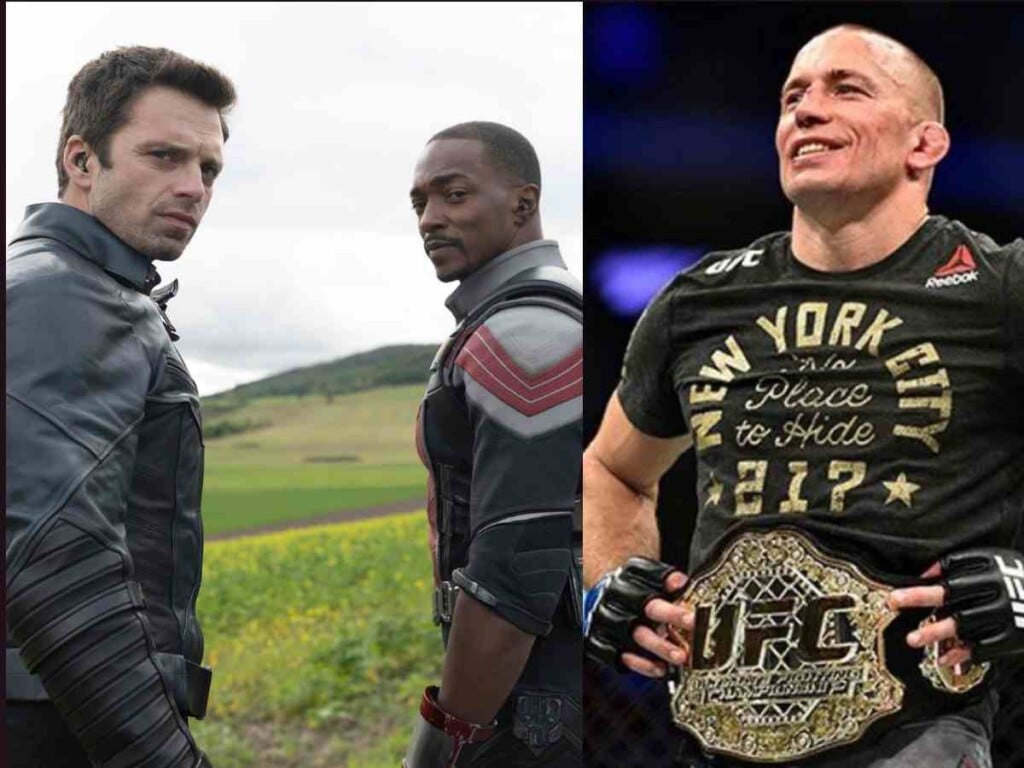 Cast of winter soldier and Falcon on working with Georges St Pierre