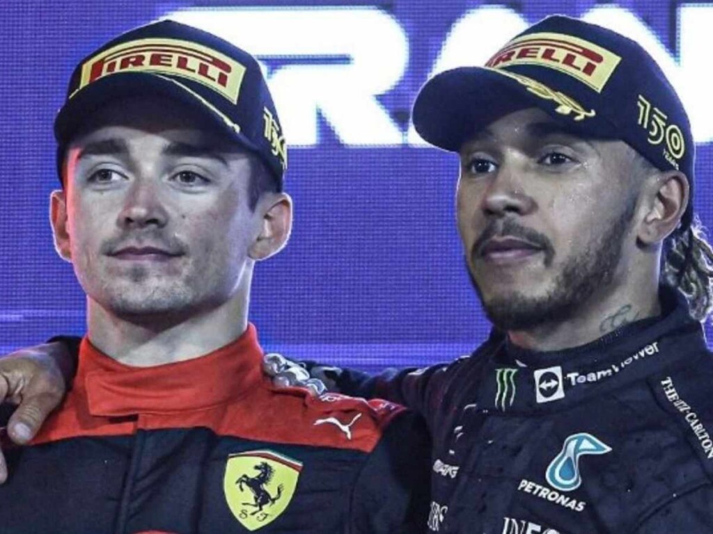 Ex-F1 champion claims Ferrari kept Charles Leclerc "quiet" with new contract before signing Lewis Hamilton 1 Charles Leclerc and Lewis Hamilton via Irish Mirror