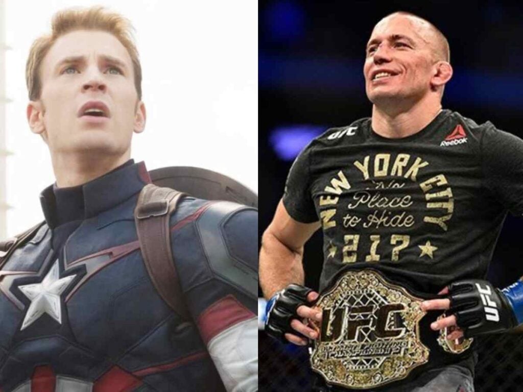 Chris Evans talks about working with Georges St Pierre