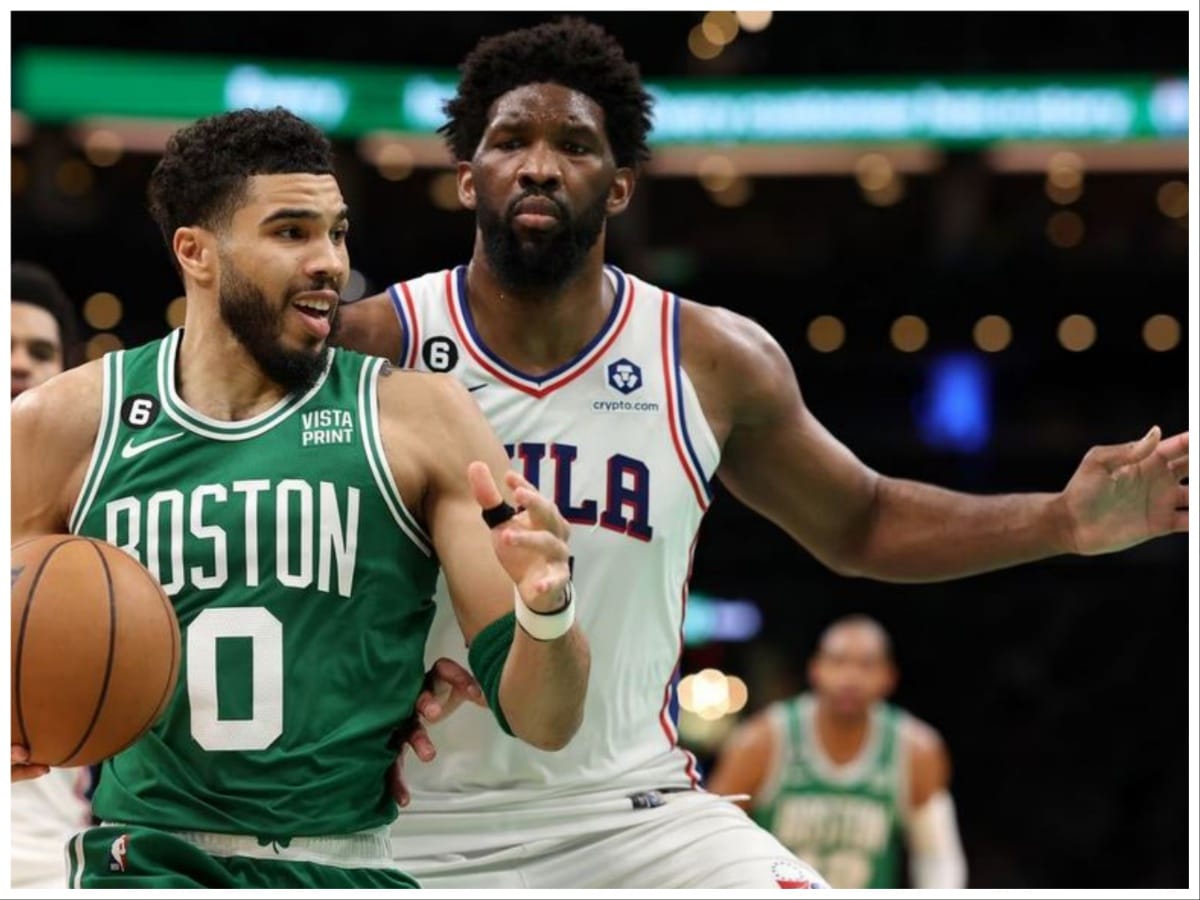 “Showing the world that his mother raised a b***h” – Joel Embiid GETS COOKED on Twitter for horrendous Game 7 performance against the Celtics