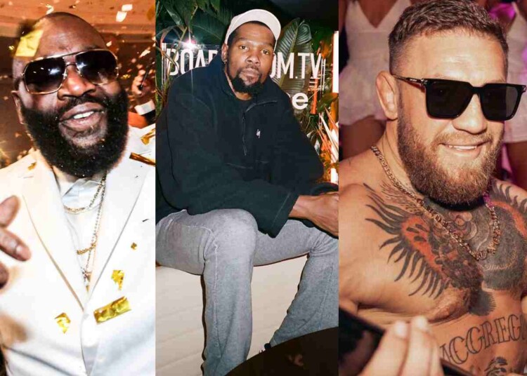 Conor McGregor dự tiệc cùng Kevin Durant và Rick Ross