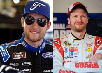 Dale Earnhardt Jr. and Chase Briscoe