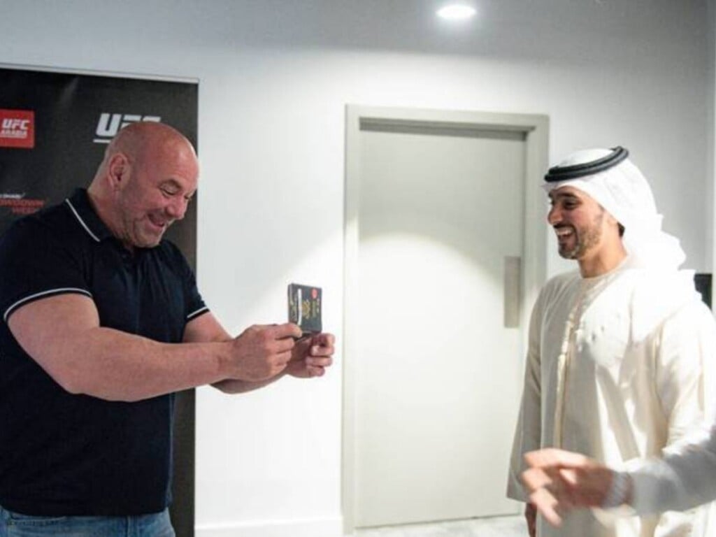 Dana White recieves a golden visa to UAE