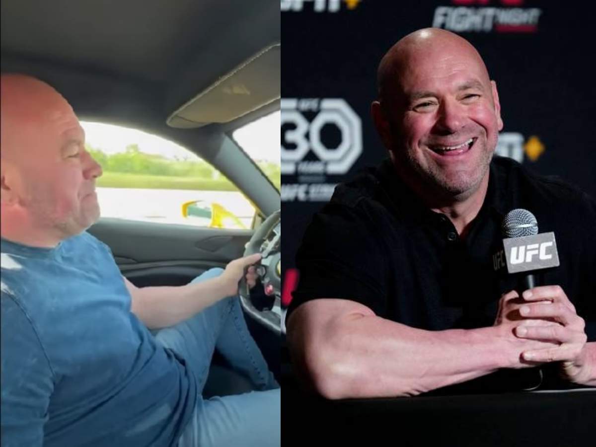 WATCH: Wild Dana White went 200mph in luxurious Ferrari Tributo after attaining Abu Dhabi citizenship