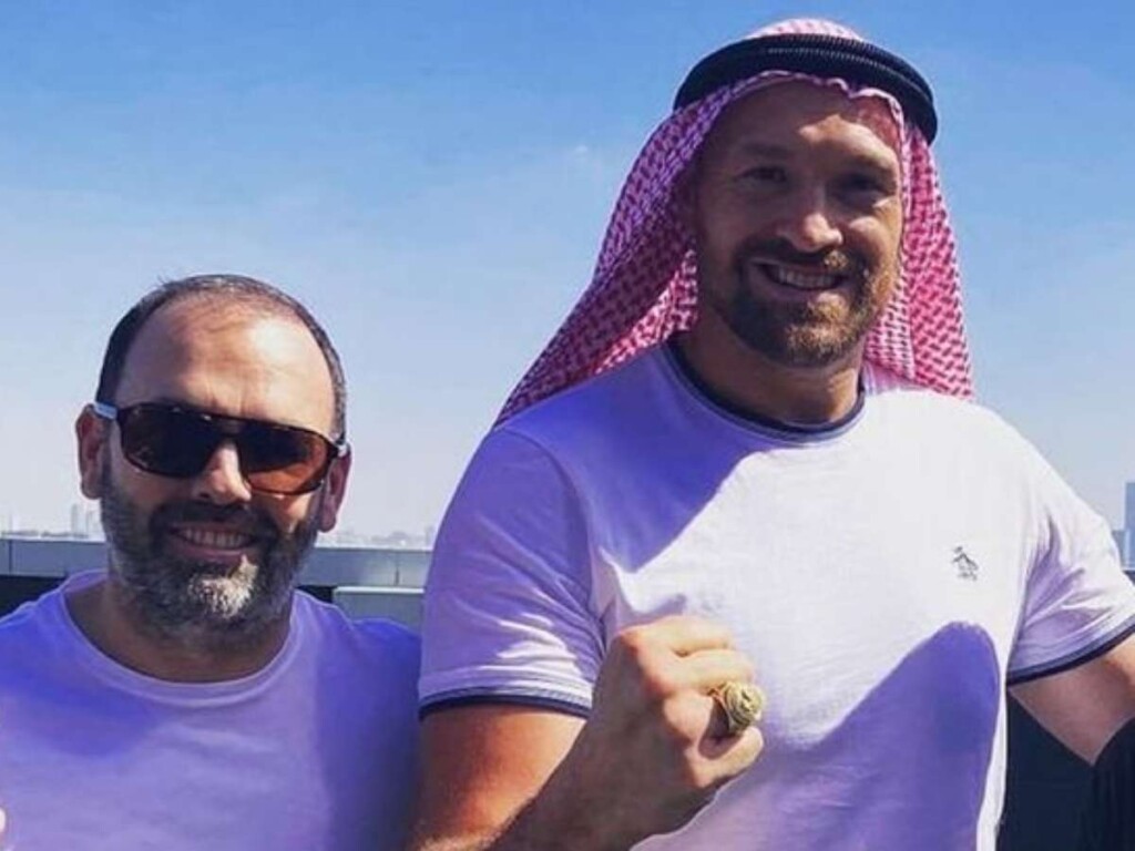 Daniel Kinahan with Tyson Fury