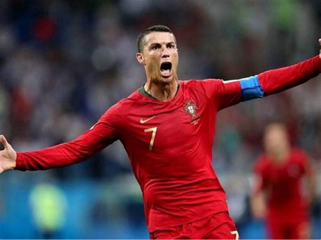 Cristiano Ronaldo happy as he marks his 200cap for Portugal 