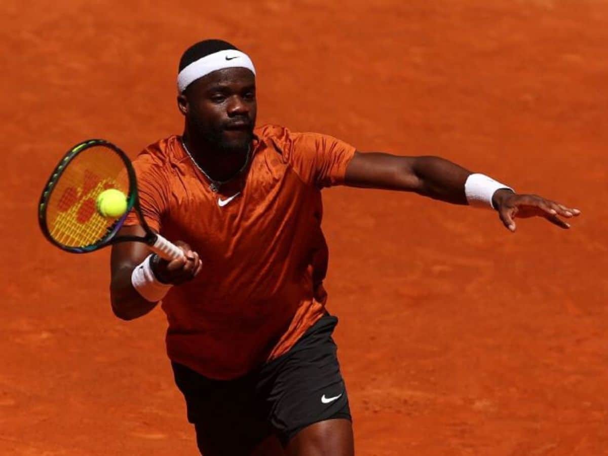 Frances Tiafoe underarm serve Lorenzo Musetti