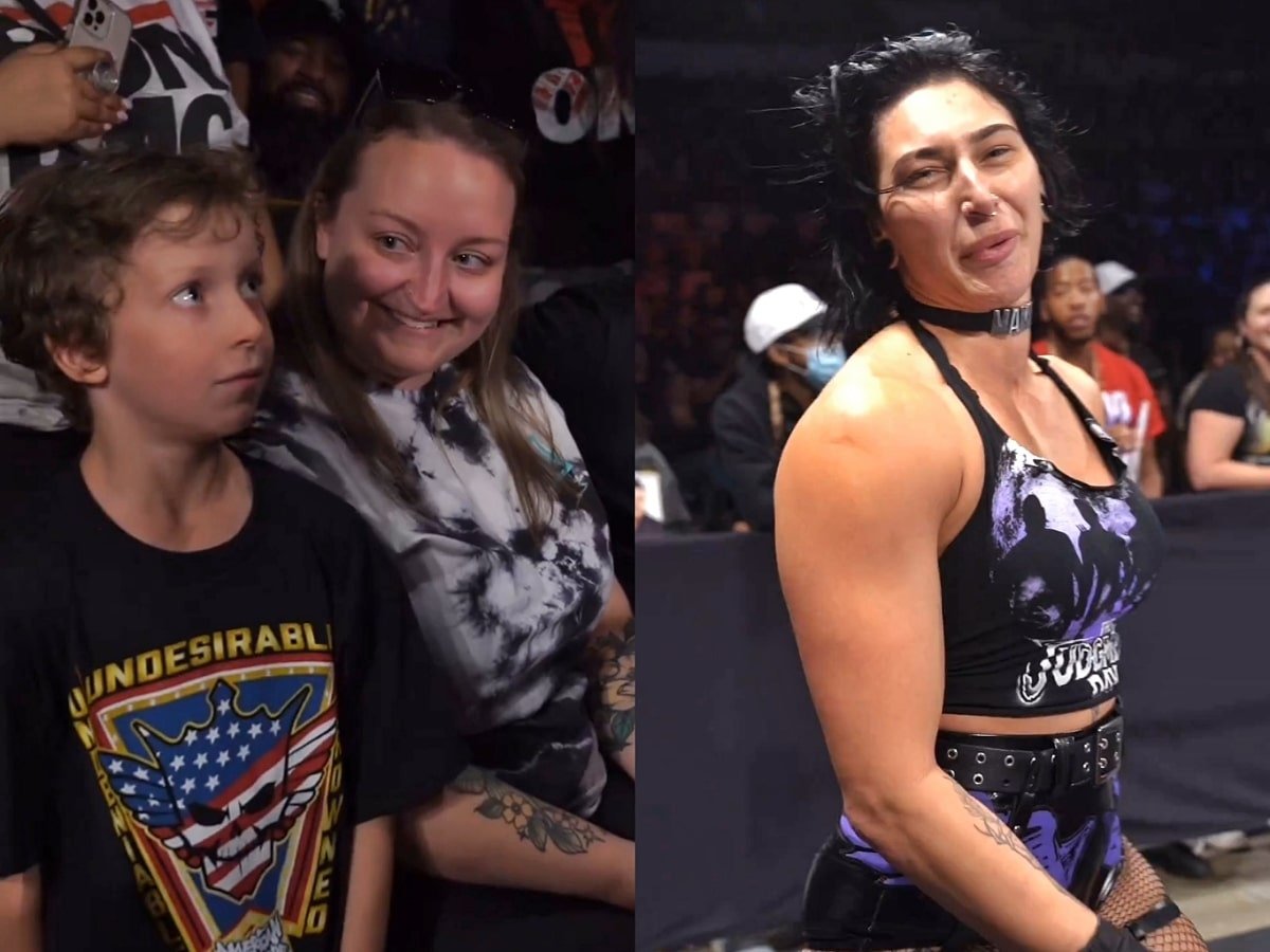 WATCH: Rhea Ripley terribly frightens a kid during a WWE house show