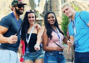 Matt Cardona, Chelsea Green, Brandi Rhodes and Cody Rhodes