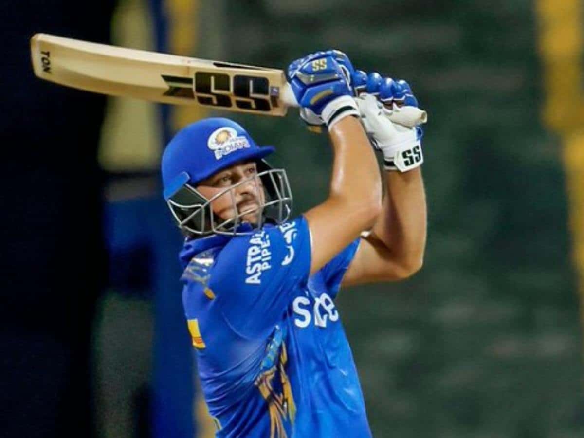 WATCH: Tim David’s three spectacular sixes helps MI edge out RR