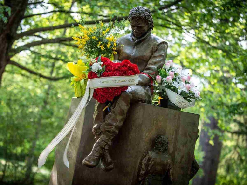 Ayrton Senna's monument at Imola