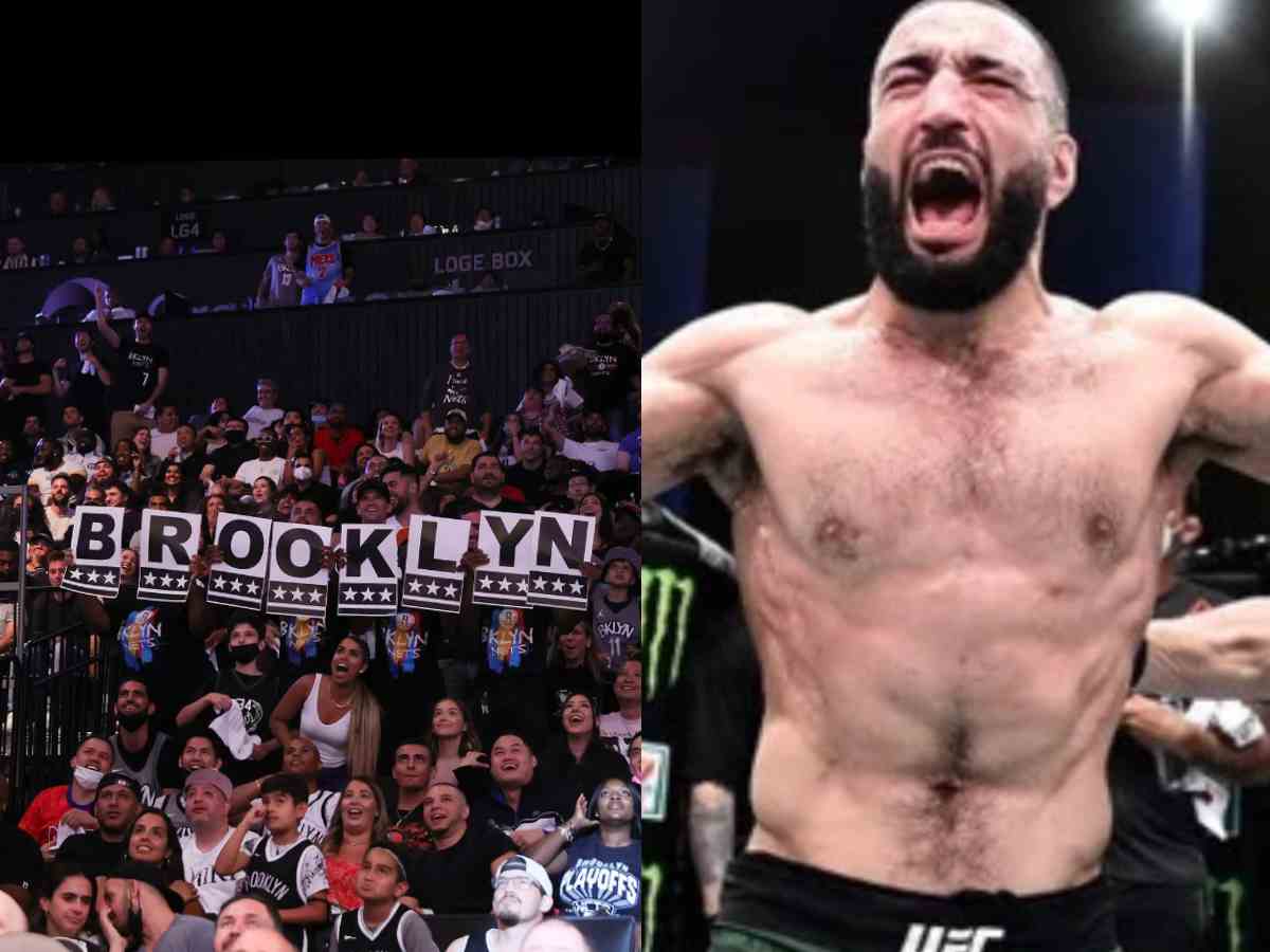 “Now I know why the Nets left New Jersey,” UFC 288 star Belal Muhammad roasts booing crowd at Newark with savage Brooklyn Nets comment